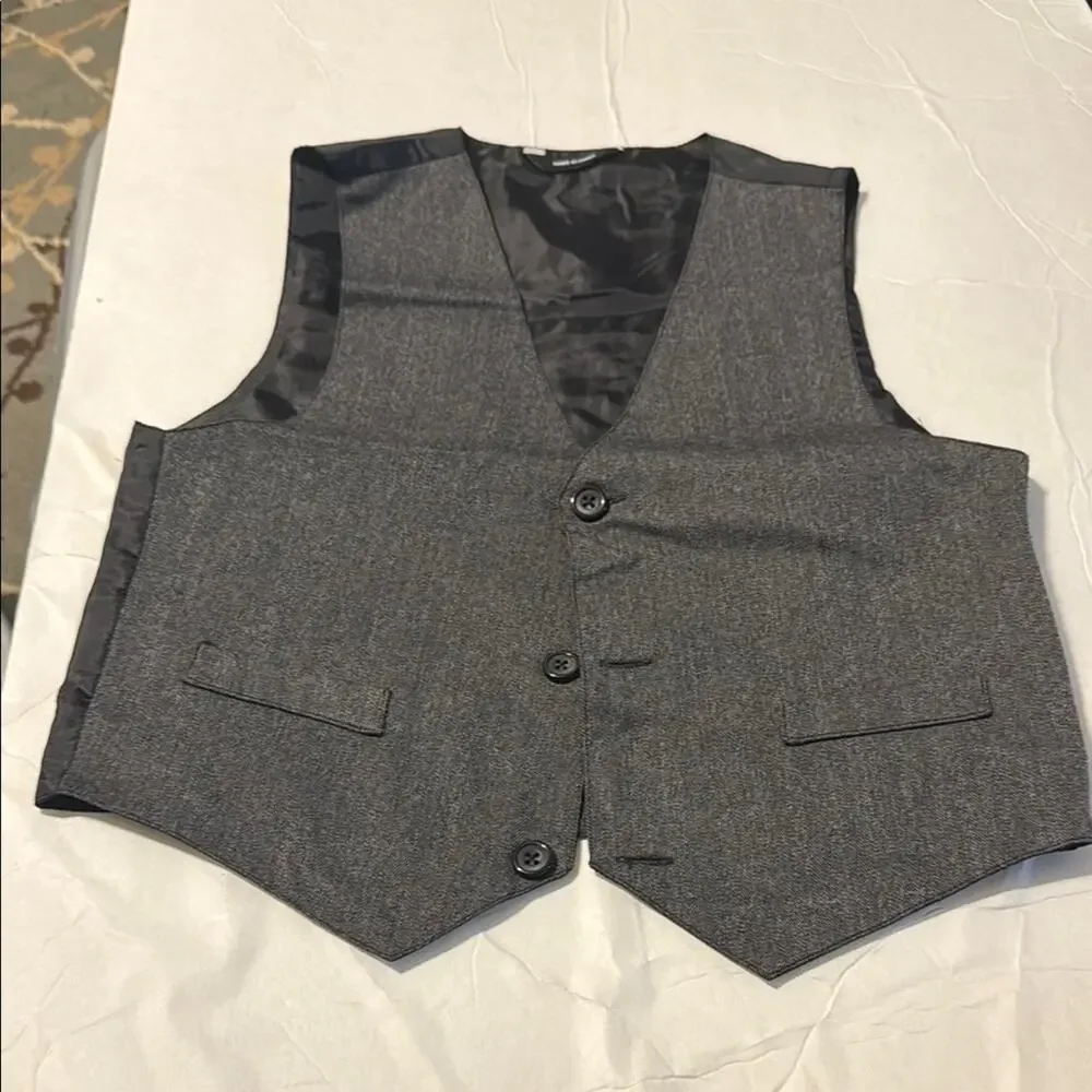 Gray Tailored‎ Vest Classic Formal Boy Wear Size 6R